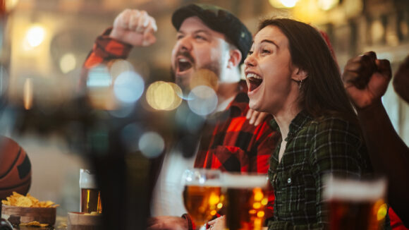 Watch the world cup live with projector screen in HErcules Pillars, traditional pub in holborn near convent garden